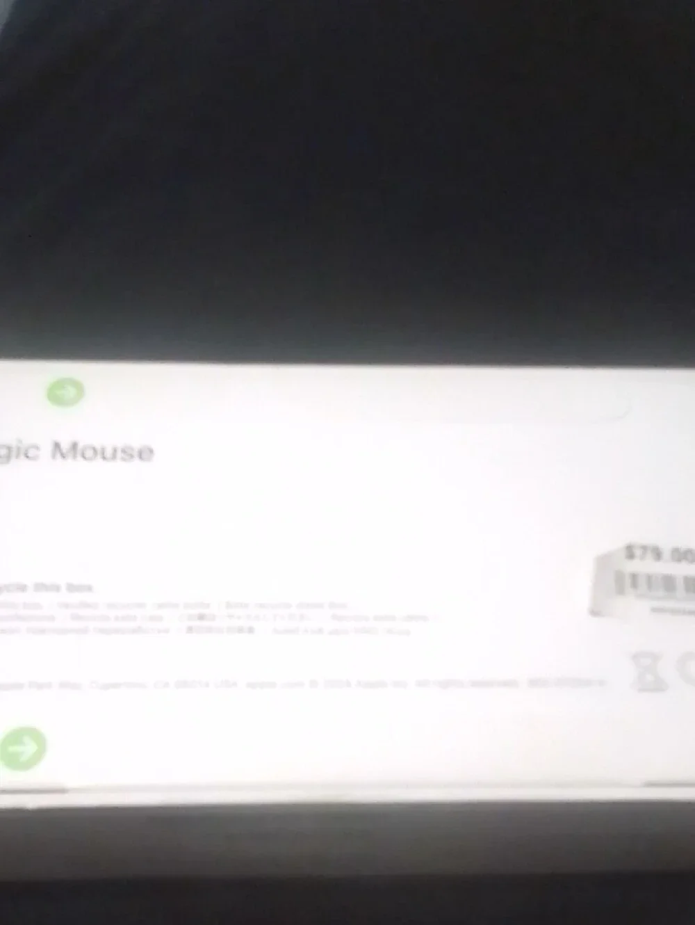 Apple Magic Mouse - White Multi-Touch Wireless Mouse